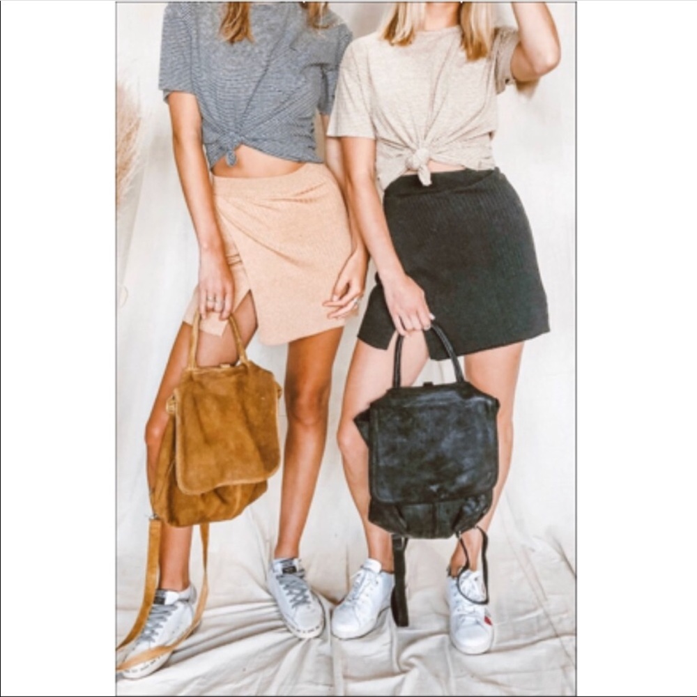 Free People Mod Wrap Skirt in Thyme